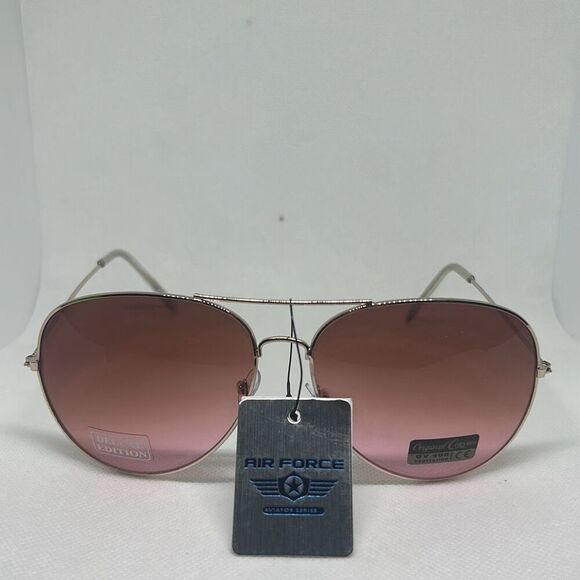 Air Force Unisex Aviator Ocean Lens Sunglasses - Picture 3 of 3